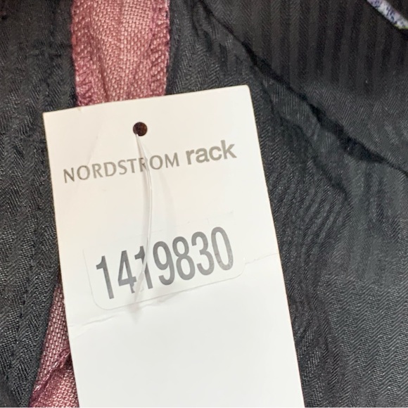 Soul of London Slim Fit Chambray Men’s Trousers Pants in Pink - Picture 8 of 10